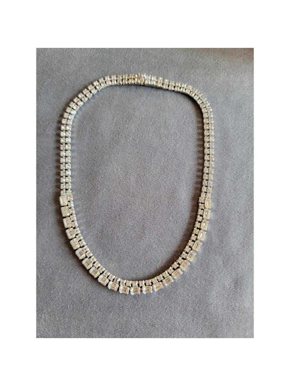 Pretty Rhinestone Necklace - Picture 6 of 6